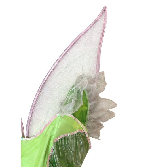Halloween Tinkerbell Fairy Costume Shoes Wand Peter Pan Fly Soar Trick or Treat - Picture 8 of 16